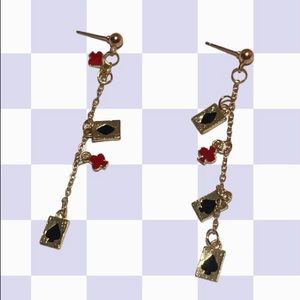 🐵10/$50 card earrings